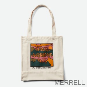 Shop Tote Bags Merrell Portgual Trailhead Tela Men Branco